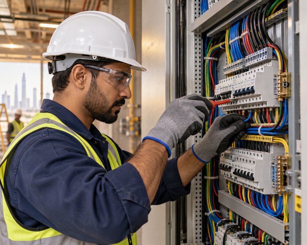 Electrical contracting works